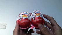 3 Kinder Joy Surprise Eggs Unwrapping Toys and Chocolate Ferrero--KXFWE