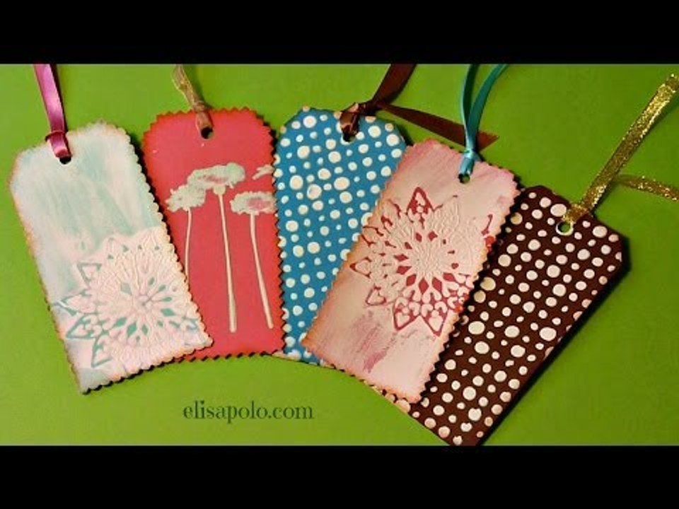 DiY, Cómo Hacer Etiquetas de Regalo, Gifts Tags, Como Hacer Tags