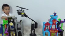 Epic Batman Superman Fight Super Hero Flight City Playset Unboxing With Ckn Toys-6qasmTvx