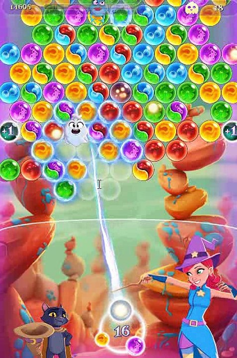 Bubble Witch Saga 3 - FASE 244 - LEVEL 244