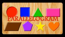 Learn Colors and Shapes with Wooden Shape Sorting Clock Educational Toys - Learning Videos
