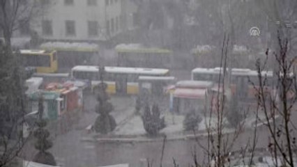 Malatya'da Kar Yağışı Etkili Oldu