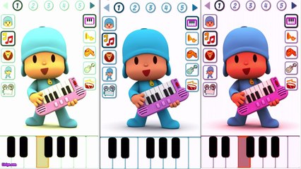 Learn Animals with Talking Pocoyo Colors Reaction Compilation Funny Videos 2016