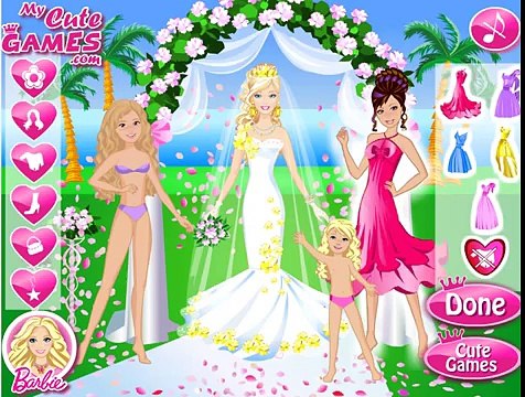 Disney Barbie Games - Barbies Wedding Party -Princess Barbie Games for Girls