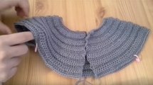 How to Crochet a Baby Sweater part 01 كروشيه جاكيت اطفال الجزء