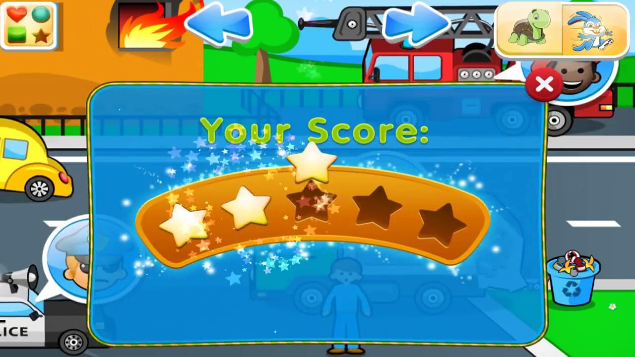 Скорая помощь автомобиль Пожар для дитя Дети обучение Полиция Транспорт грузовая машина средство передвижения видео |