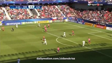 Jan Kliment (All 3) Hattrick Goals vs Serbia | Serbia v. CzRepublic 20.06.2015 U21 EuroChamp by SPAP