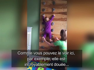 Ce bébé est déjà un pro de l'escalade