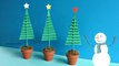 Manualidades para Navidad, Cómo hacer un Abeto de Papel, Adornos Navideños para Centros de Mesa