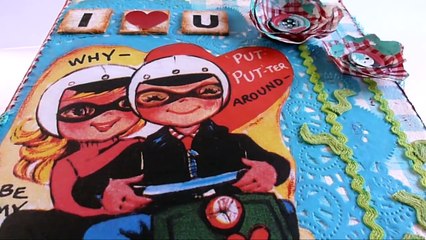 Manualidades para San Valentín, Cómo hacer un Collage, Be my Valentine
