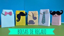 Bolsas de Regalo para el Día del Padre, Cómo hacer una Bolsa de Papel para Regalo