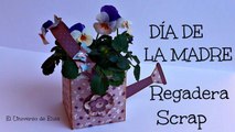 Regalos para el Día de La Madre, Manualidades para el Día de la Madre, Regadera Scrapbook