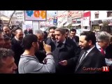 AKP İstanbul İl Başkanı, yurttaşa 'Evet' dedirtemedi: Hayır, hayır, hayır!