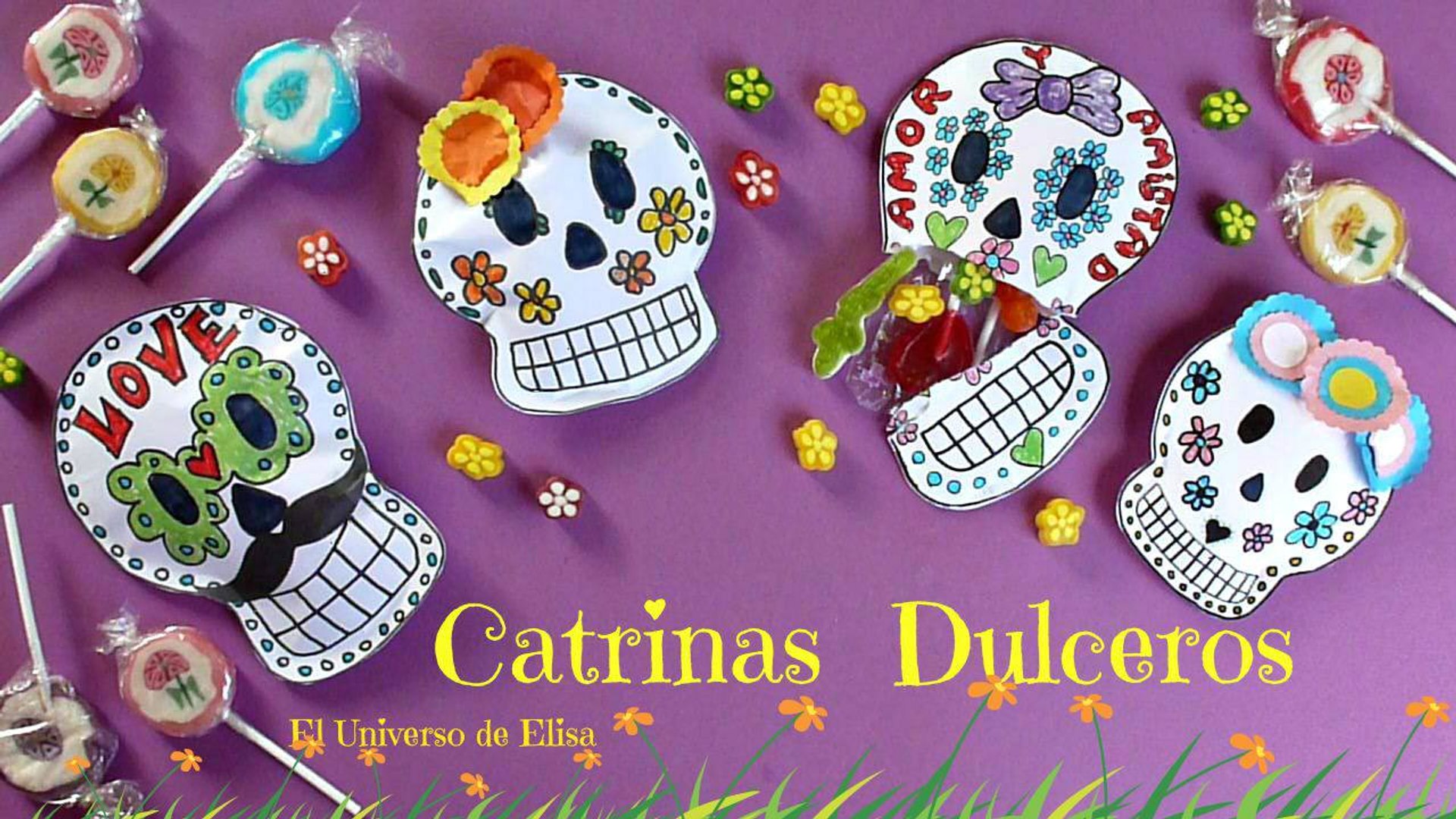 Cómo hacer una Catrina Dulcero para el Día de los Muertos, Day of the Dead,  Calaveras con dulces - Vídeo Dailymotion