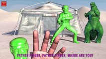 GODZILLA VS DONALD TRUMP CANDY SUPERHERO BATTLE Finger Family | 1 HOUR | 3D Nursery Rhymes