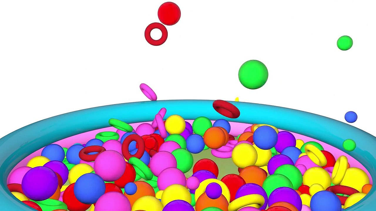 Binkie TV - Funny Bowling Balls 3D Colors For Kids Learn Alphabet ABC Song