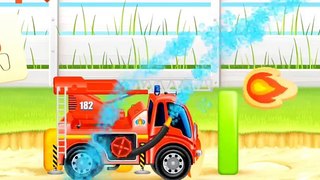 Андроид ДЛЯ ФУРШЕТА развивающий мультфильм пожарная машина детское приложение ipod и