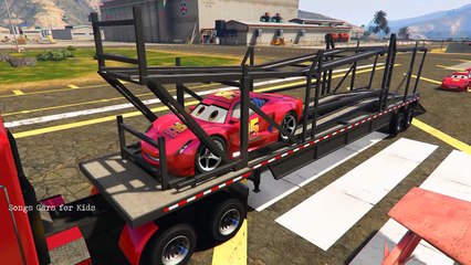 Learn ABC with Small Cars Transportation Spiderman Cartoon - Learn Colors With Car for Kid