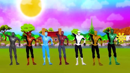 Дети Цвет танец пойманный для питомник рифмы Песня человек-паук |