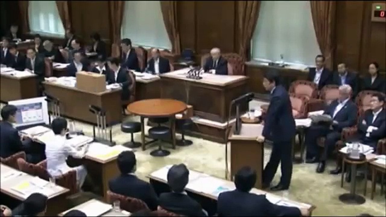 安倍総理に日本が韓国を植民地支配したことを謝罪させようとする反日 売国奴 民主党の岡田克也！日本人が激怒する日韓関係討論！面白い国会中継