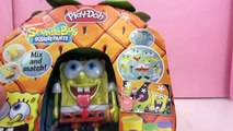 Pâte à modeler Play doh Bob léponge Visages amusants ♥ Play Doh Spongebob Silly Faces