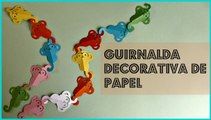 Decora tu Habitación con Monos de Papel, Manualidades de Papel, Guirnalda Decorativa de papel