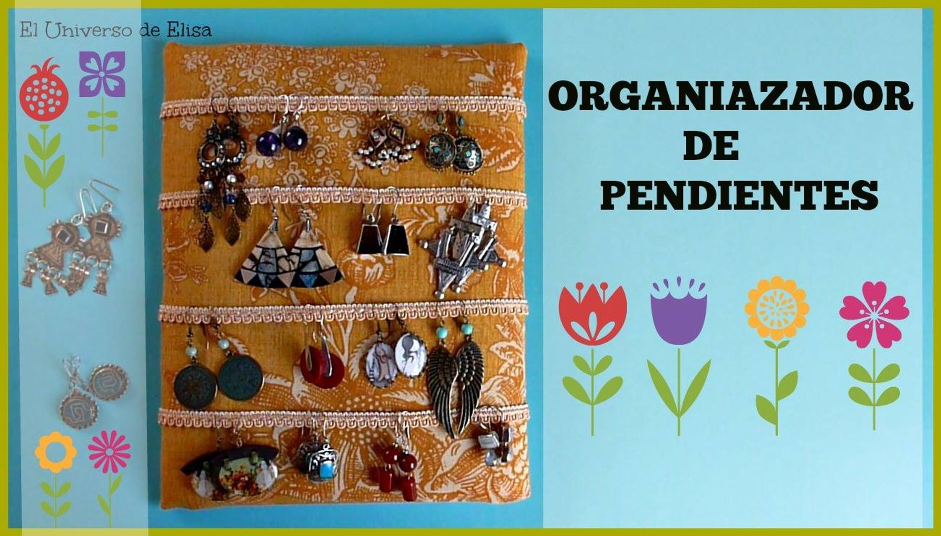 Ideas para Organizar, Cómo hacer un Organizador de Pendientes o Aretes, Fáciles - Vídeo Dailymotion