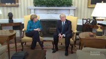 Trump, Merkel'in Elini Sıkmadı