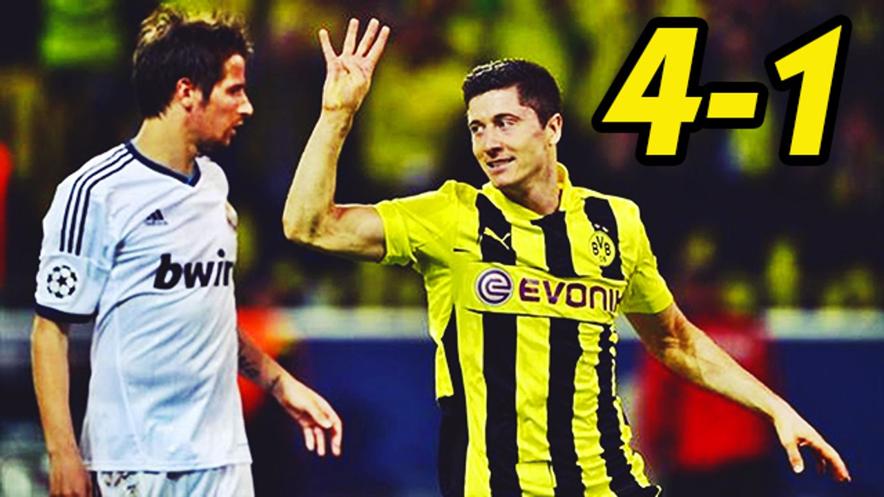 Dortmund vs Real Madrid 4-1 ● All Goals and Highlights Champions League 2012-13