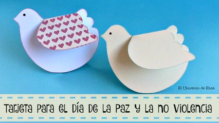 30 Enero, Día Escolar de la no Violencia y de la Paz, Tarjeta para el Día de la Paz