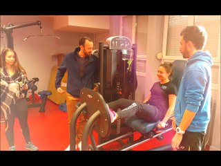 La SECTION à l'Inauguration de la S. de musculation en Présence du M Bonneau Président de Région