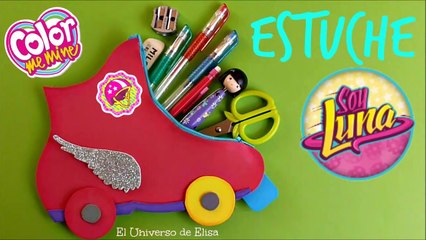 Patín Portalápices Soy Luna, Estuche - Lapicera Soy Luna, Manualidades Soy Luna