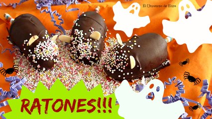 Recetas para Halloween, Ratones de Plátano y Chocolate, Halloween Party