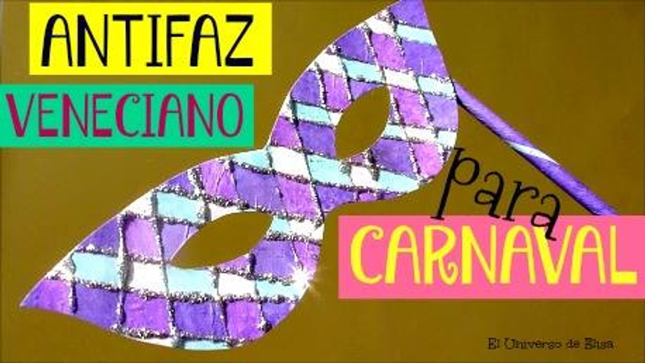 Máscaras y Disfraces para Carnaval, Antifaz o Máscara Veneciana