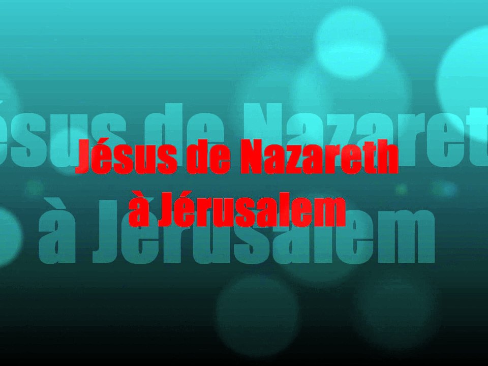 La fresque musicale "Jésus de Nazareth à Jérusalem"