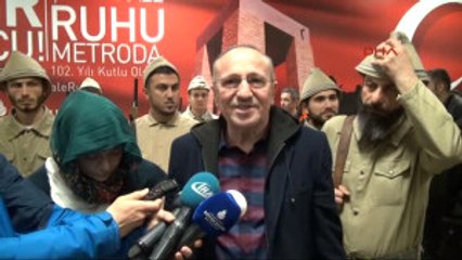 Metroda 18 Mart Anması