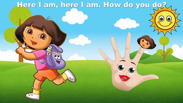 Dora the Explorer Finger Family Songs - Daddy Finger Family Nursery Rhymes Lyrics For Chil