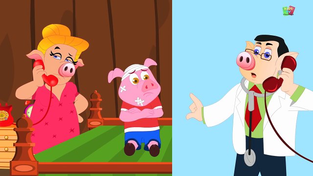 Cinque scimmiette | Canzoni per bambini | 5 little monkeys in Italian Cinque maialetti sal