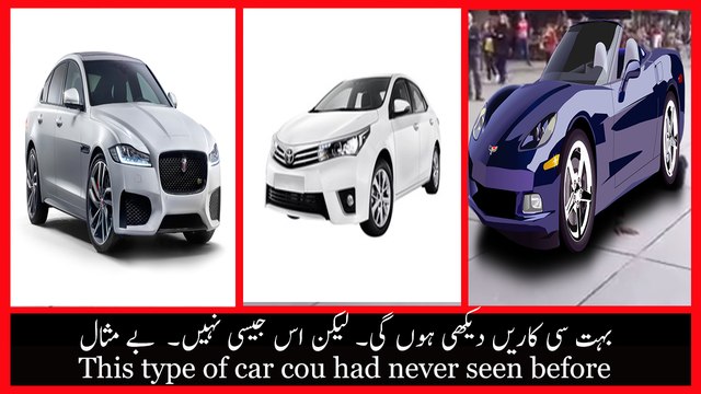 This type of car you had never seen before