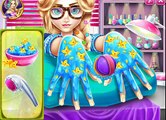 NEW dibujos animados en línea para niñas—elsa hipster manicura—Juegos para niños/Elsa hipster nails