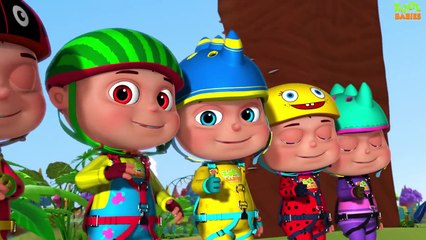 Ten In The Bed and more Nursery Rhymes Songs For Babies | Color Crew | BabyFirst TV