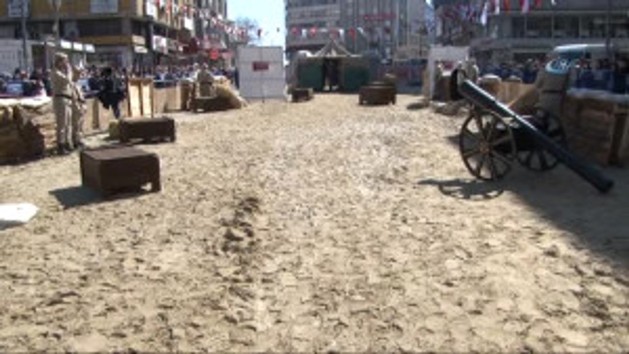 Çanakkale Savaşı, Gaziosmanpaşa Meydanı'nda Yen...