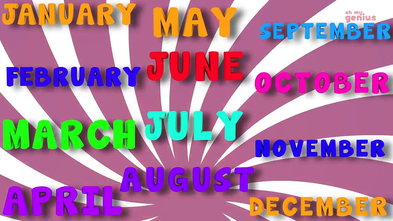 Months of the Year Song - 12 Months of the Year - Kids Songs by The Learning Station