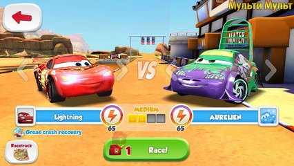 Легковые автомобили быстрый как молния неон гоночный меха Мо шу разблокирована против Маккуин Макс.