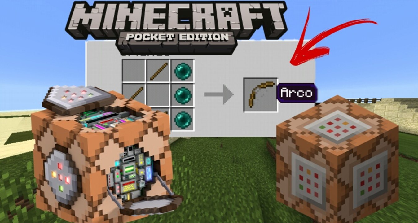 CONO FAZER UM ARCO QUE TELETRANSPORTA (MCPE)