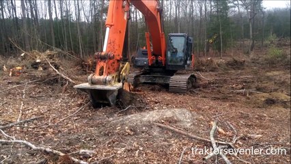 Ağaç kökü çıkartma makinesi