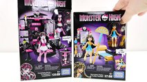Monster High LEGO Draculauras Room and Cleo De Niles Vanity Mini Doll Playsets Unboxing D