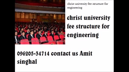 096205-34714 Christ university 2017 direct admission / procedure / fee structure