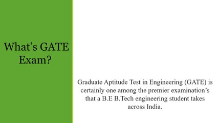 GATE 2018 Organising Institute - gate2018.com