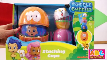 Bubble Guppies Stacking Cups Kinder Surprise Eggs MyLittlePony Peppa Frozen Lalaloopsy Bab